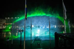 Water projection