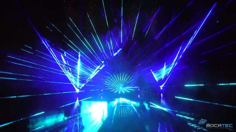 Lasershow statt Feuerwerk