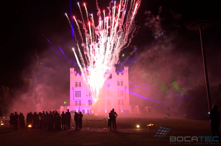 Hochzeitsshow Mulitmediashow
Feuerwerk Lasershow