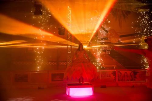 eisshow mit laser
