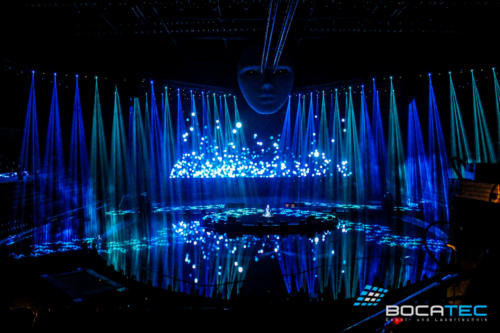 Lasershows auf Messen